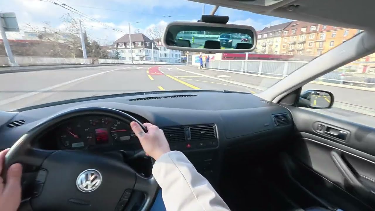 Sunday POV Drive Across Zurich | VW Golf IV 1.9 TDI 4Motion ARL