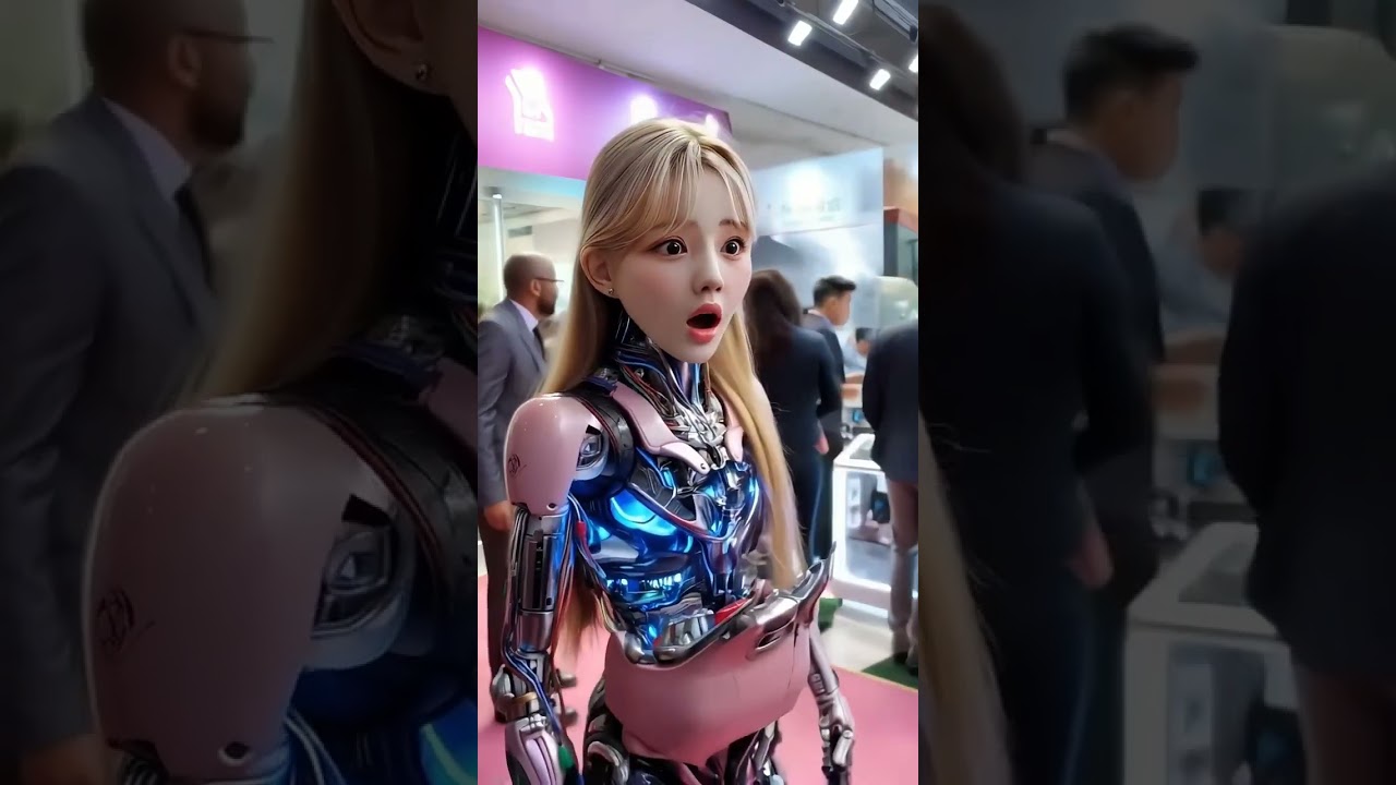 Robot Girl with Emotions 😢❤️ | Sci-Fi Love Story | Beautiful Female Robot |