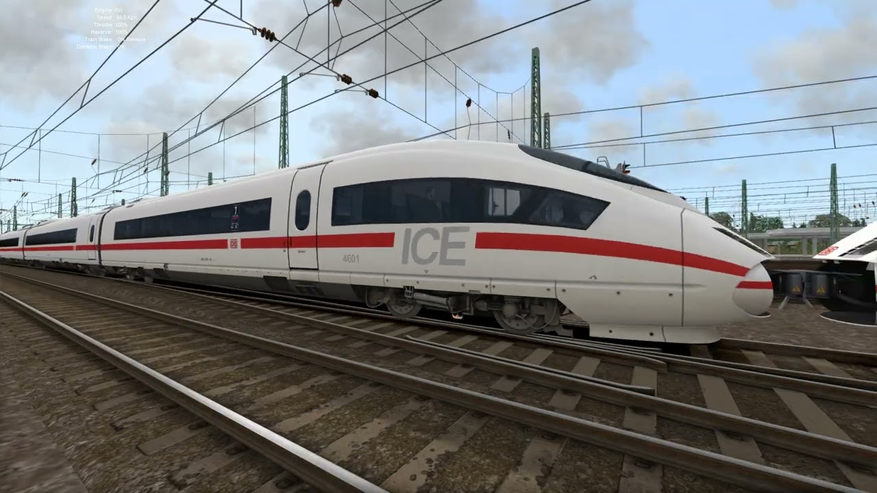 ICE 3M High Speed Passenger Service at Karlsruhe