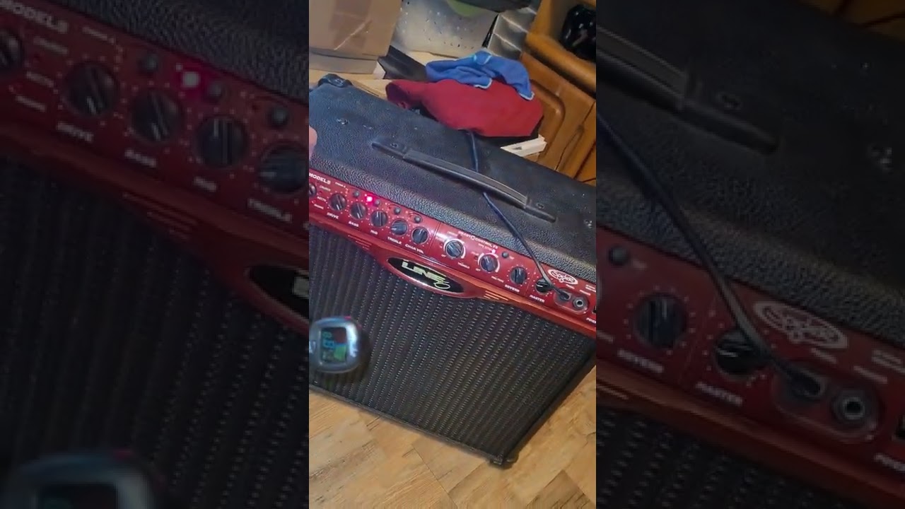proof of life, Line 6 Spider 112 redface amp with Floor Board pedal.