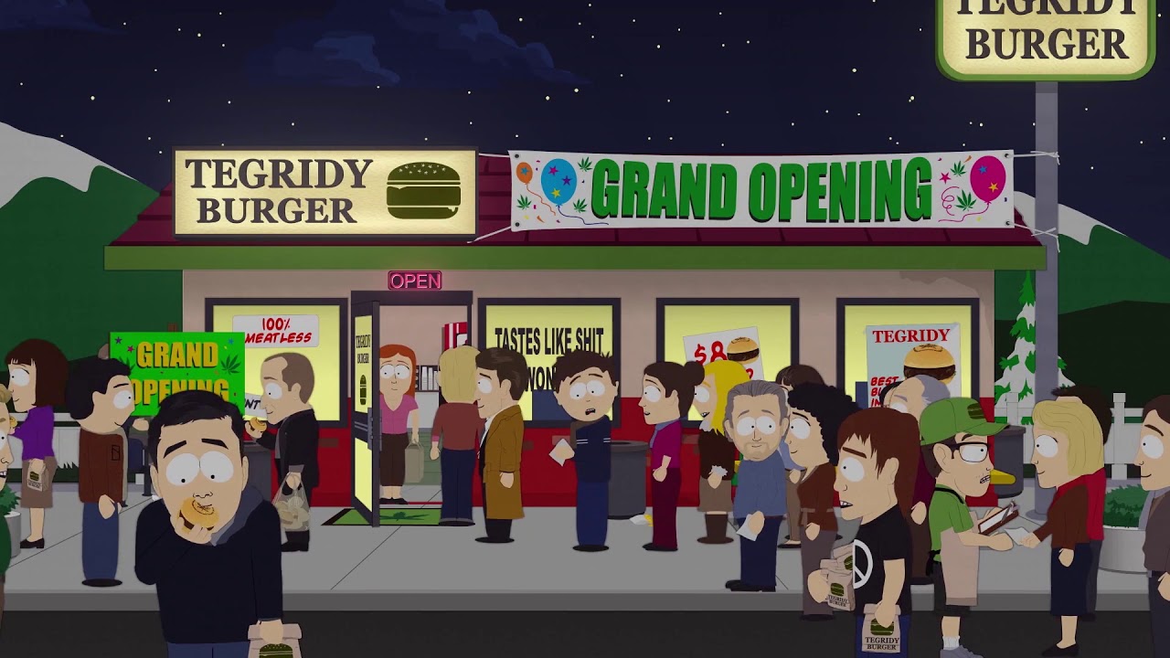 Randy Opens His Tegridy Burgers Restraunt!