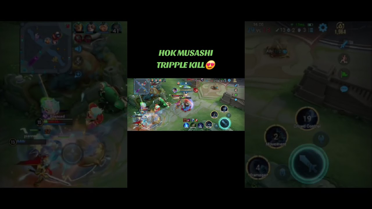 MUSASHI TRIPPLE KILL 😍😍😍 