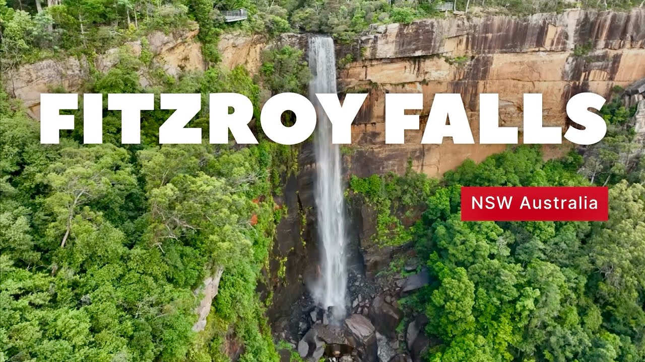 Fitzroy Falls NSW Australia 4K video with relaxing music