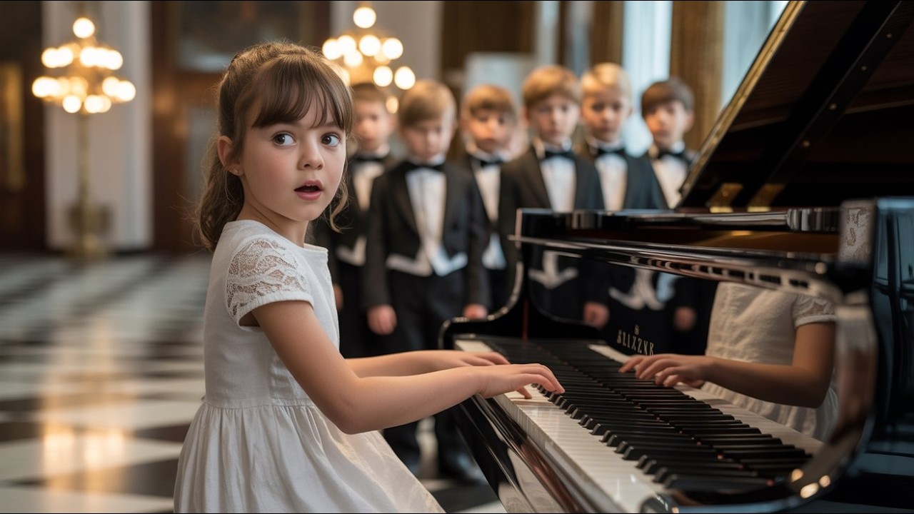 “The Janitor’s Daughter Started Playing — Seconds Later, Legends Stood in Awe”