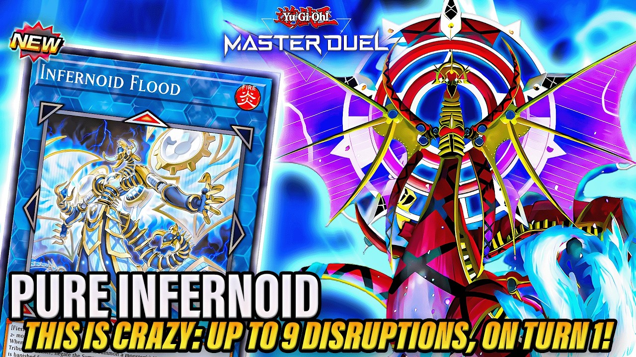 🔥PURE INFERNOID DECK PROFILE - UP TO 9 DISRUPTIONS, ON TURN 1🔥 [YU-GI-OH! MASTER DUEL]