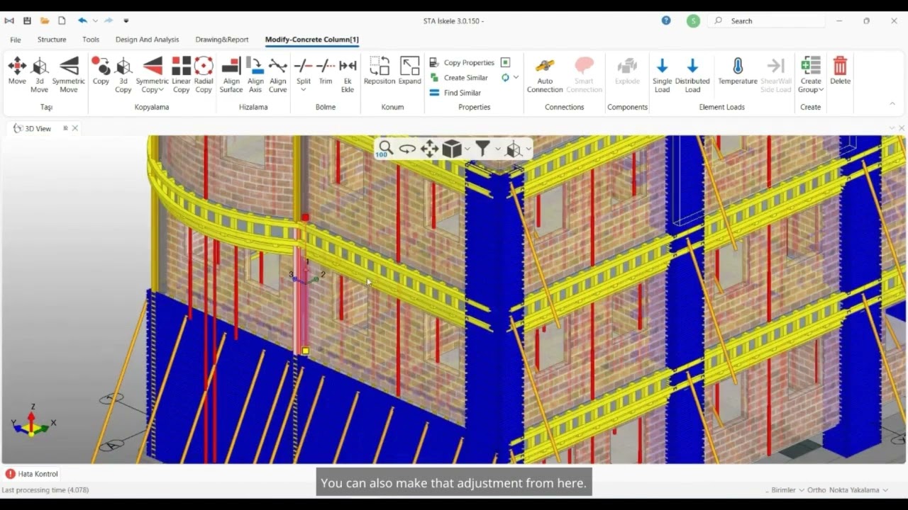 Моделирование строительных лесов