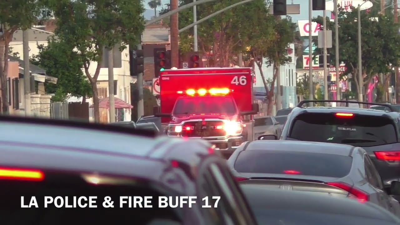 LAFD rescue 46 transporting 