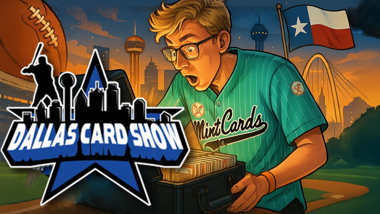 What's In The Case At Dallas Card Show!? - Strangers Show Us SUPER RARE Cards