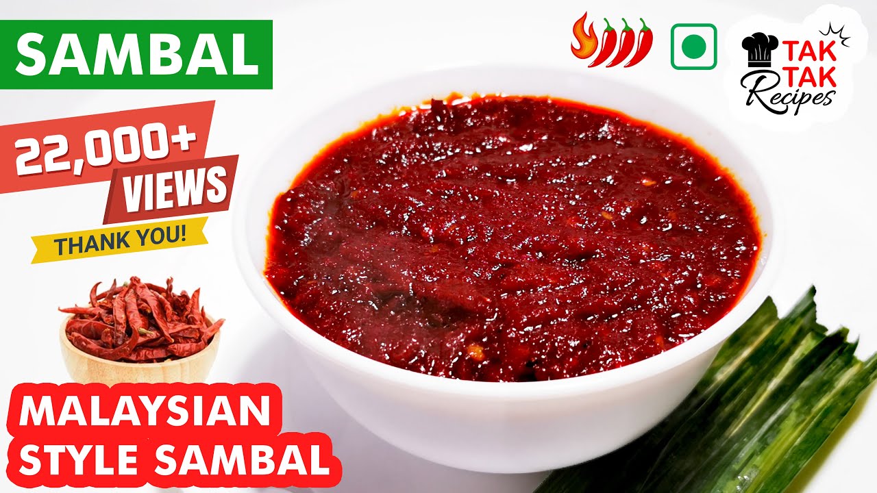 [43] Vegetarian Sambal | Versatile Spicy Chilli Condiment | Malaysian Style | Base Recipe
