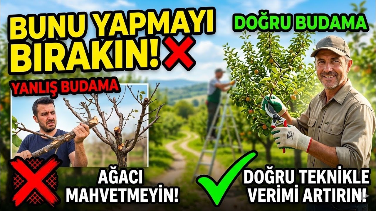 Meyve Ağaçlarında Doğru Budama Tekniği | 2026
