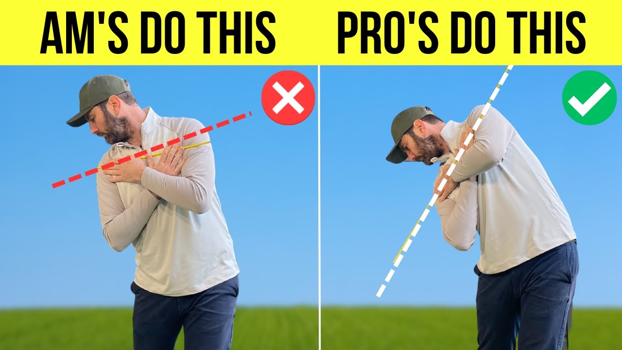 Stop Turning and Start Tilting in the Downswing