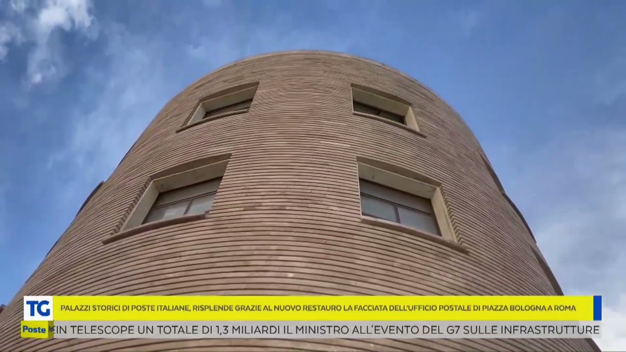 Palazzo delle Poste di Piazza Bologna a Roma, il restauro (Video)