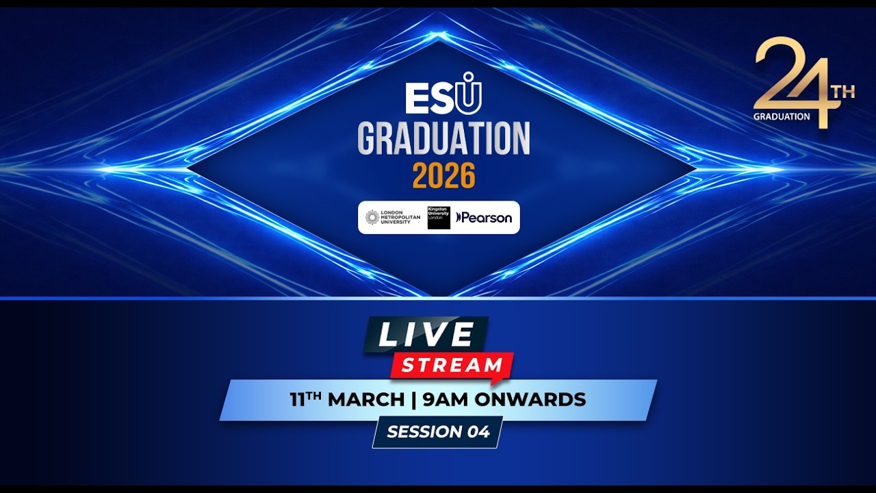 ESU Graduation 2026 &ndash; Day 01 &ndash; Session 1