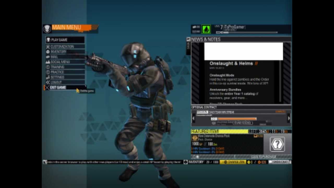 Video de Tutorial de Modifica&ccedil;&atilde;o da Arma Primaria para BlackLight Retribution // Dica