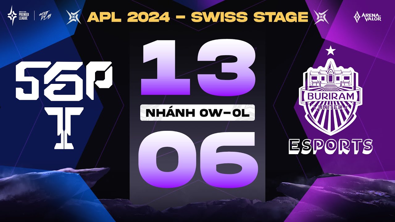 SAIGON PHANTOM VS BURIRAM UNITED ESPORTS | SWISS STAGE - APL 2024 | NHÁNH 0W - 0L | NGÀY 13/06