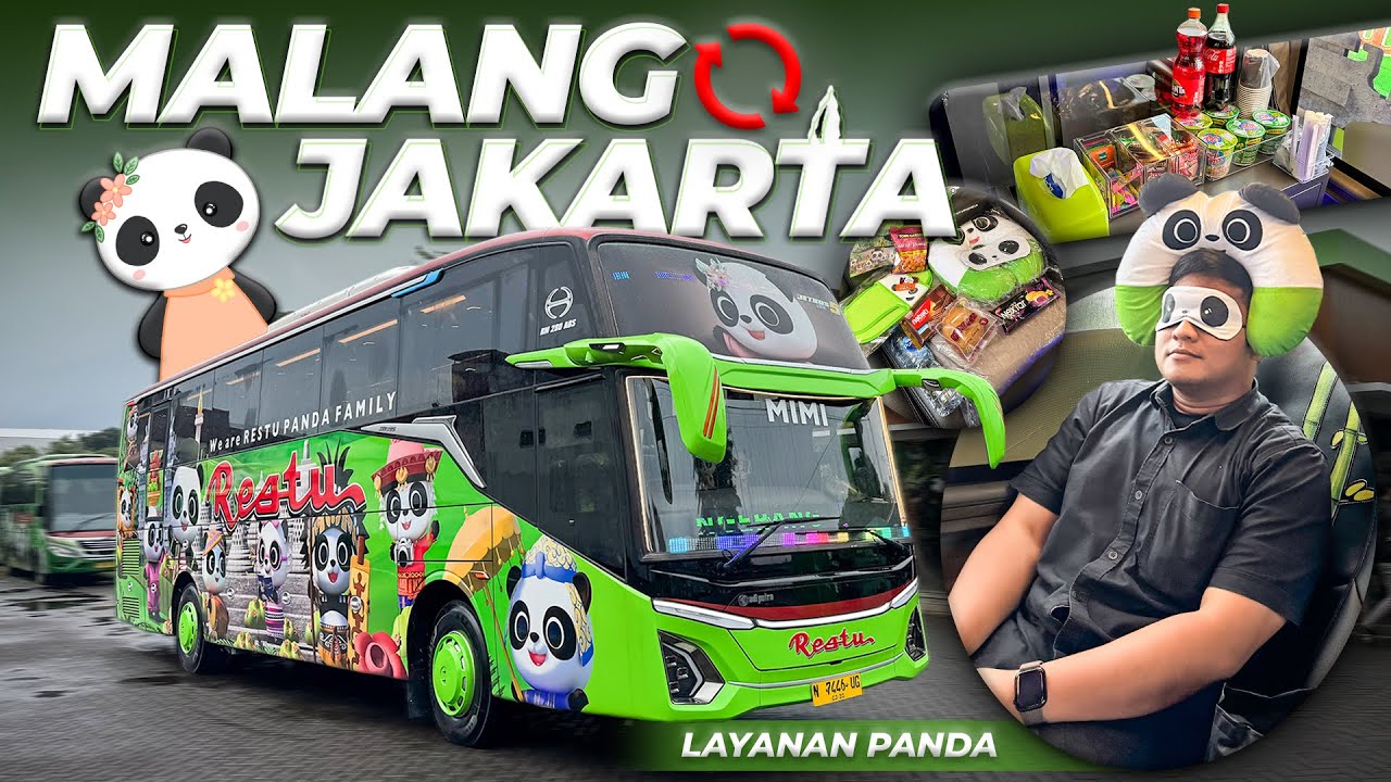 Anak-Anak Pasti Suka Naik Bus ini 😍 Restu Panda Malang Jakarta Konsep Baru
