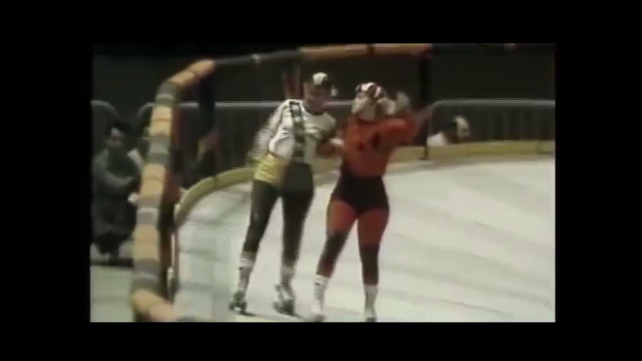 Roller Derby 1975 NY Braves vs. Red Devils 2-9-75 Madison Square Garden 1st half highlights