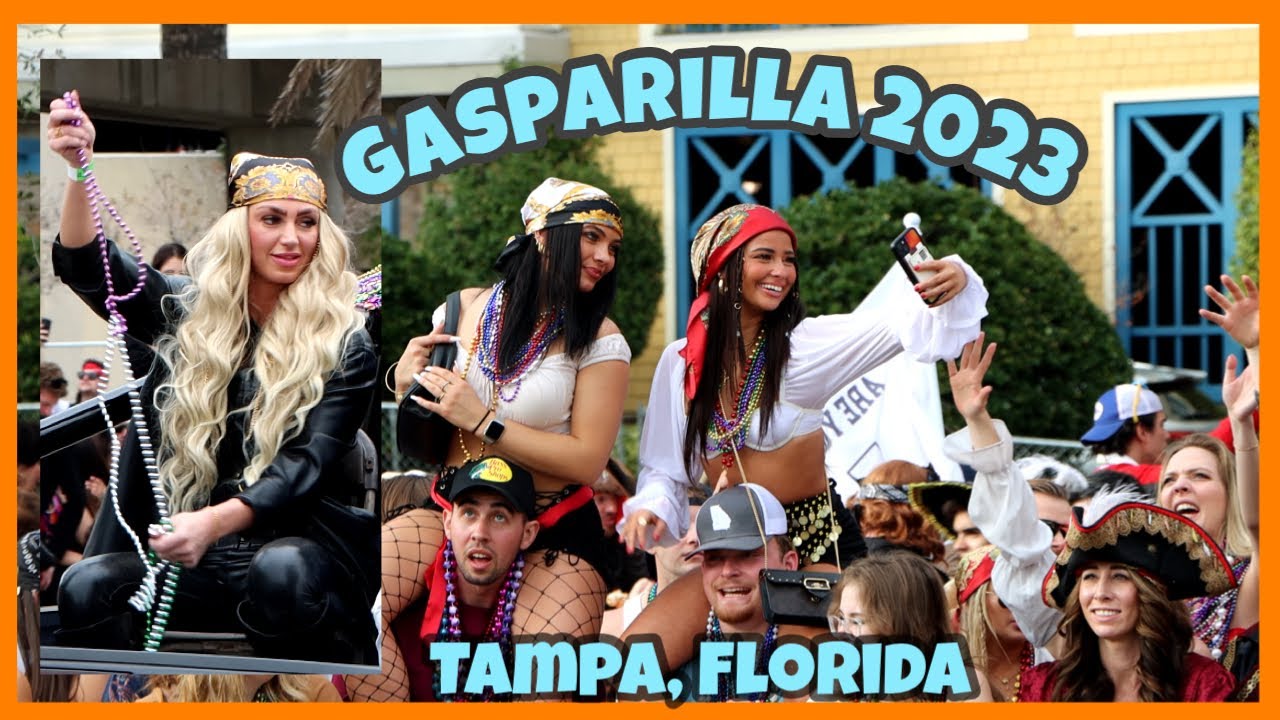 Gasparilla Pirate Fest 2023 - Bead Tossing Extravaganza - Tampa, Florida
