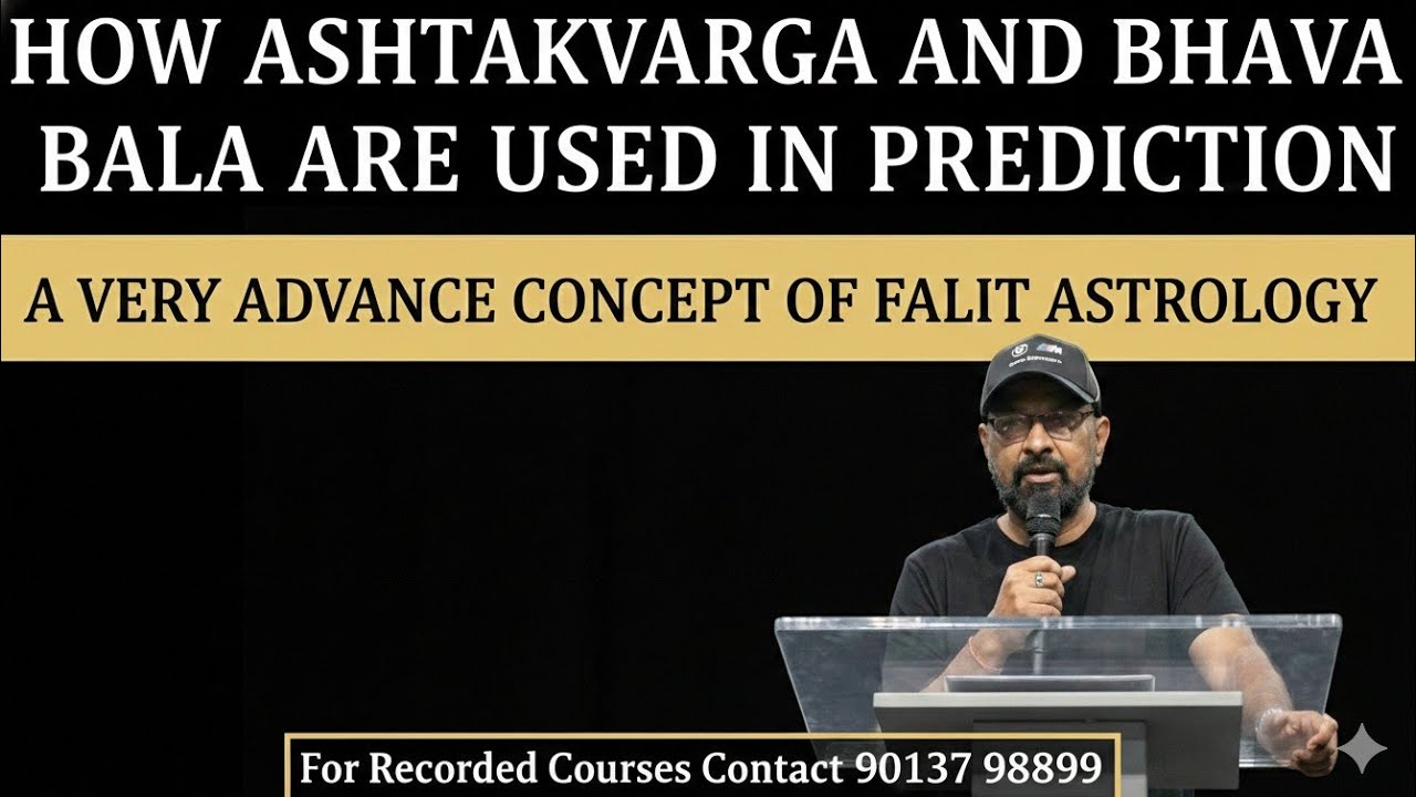 EP 12 Bhava strength based on Bhava Bala and Sarvashthaka Varga points, Advance Jyotish 