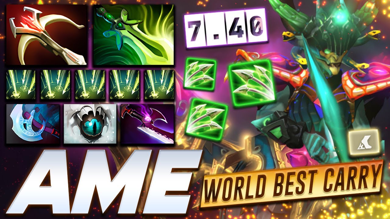 7.40 Ame Medusa World Best Carry - Dota 2 Pro Gameplay [Watch & Learn]