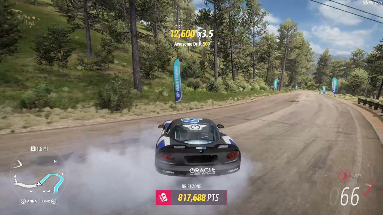 DRIFTING THE FORMULA DRIFT VIPER ON THE LONGEST DRIFT ZONE IN FORZA! (Forza Horizon 5)