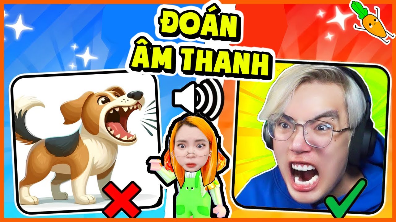 NGHE ÂM THANH ĐOÁN GIỌNG NÓI | Kamui Thử Thách Đoán Âm Thanh