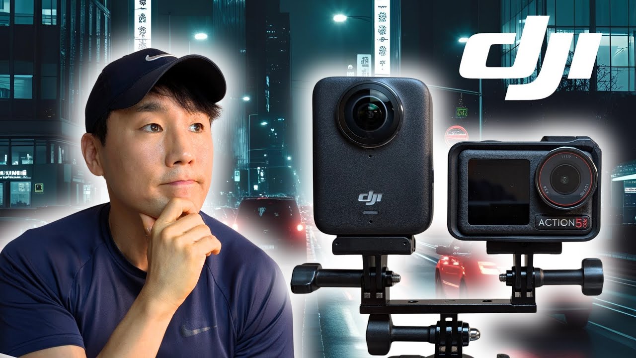 DJI Osmo 360 Vs. DJI Action 5 Pro | Night Comparison 🌙
