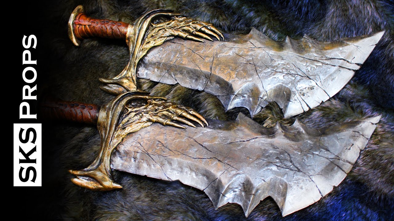How to Make the Blades of Chaos from God of War Hand Sculpted & Resin Cast