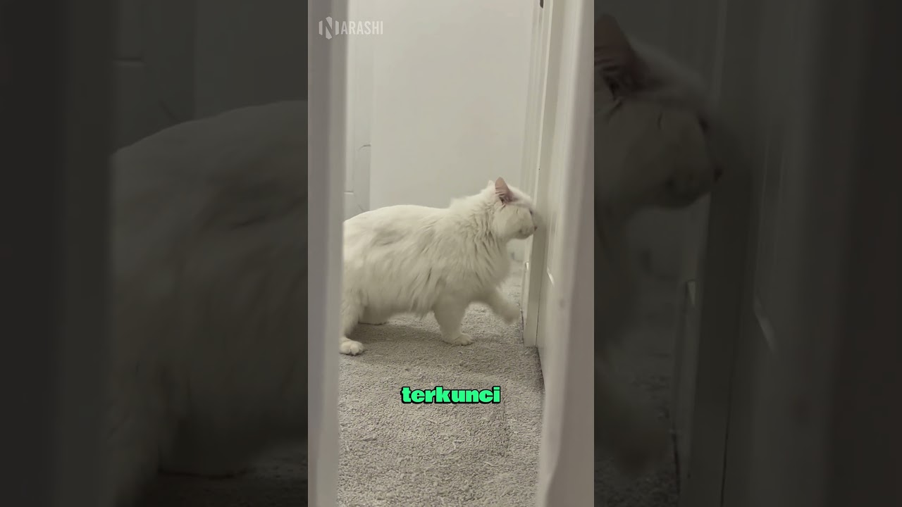 Reaksi Kucing Saat Ditinggal Pemiliknya 😹