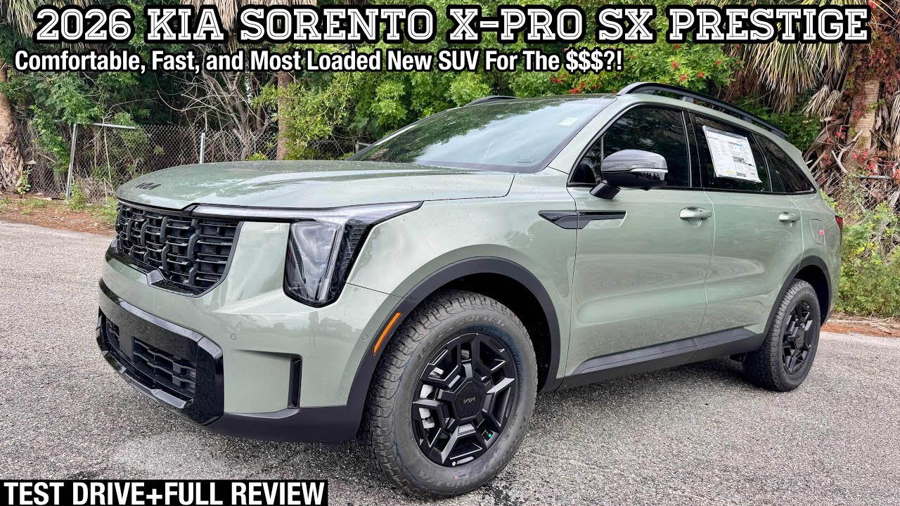 Kia Sorento X-Pro SX Prestige 2026: ТЕСТ-ДРАЙВ + ПОЛНЫЙ ОБЗОР