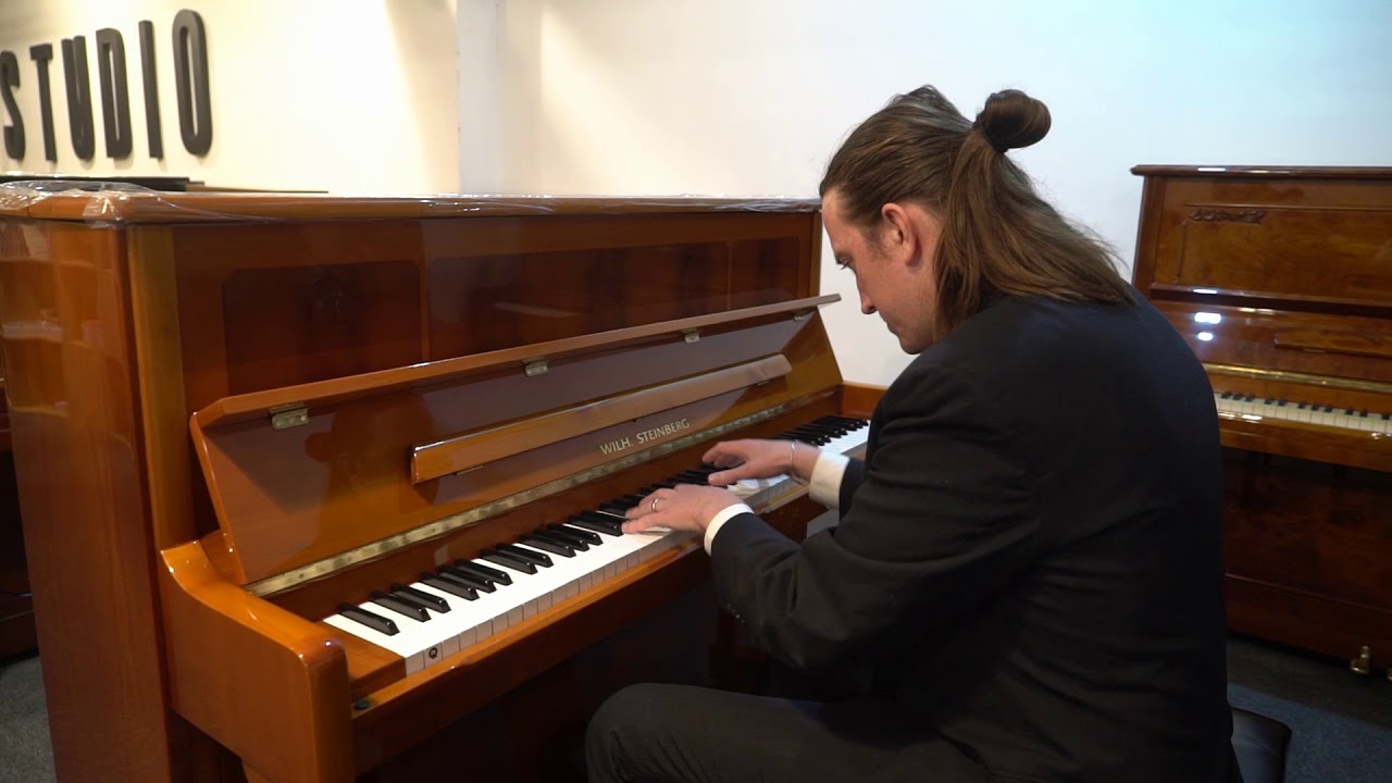 Wilh steinberg beautiful piano 2001 made in Germany-zeegzack