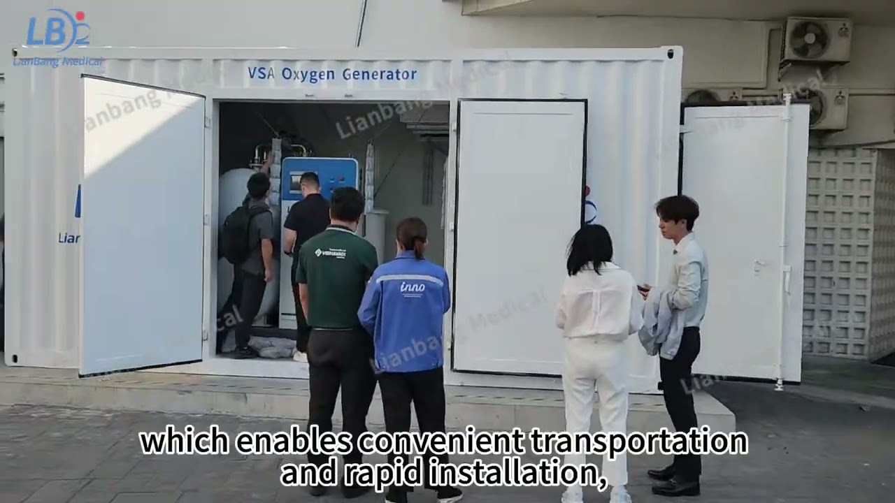 Lianbang Medical's VSA oxygen generator was quickly installed in a Thai hospital.