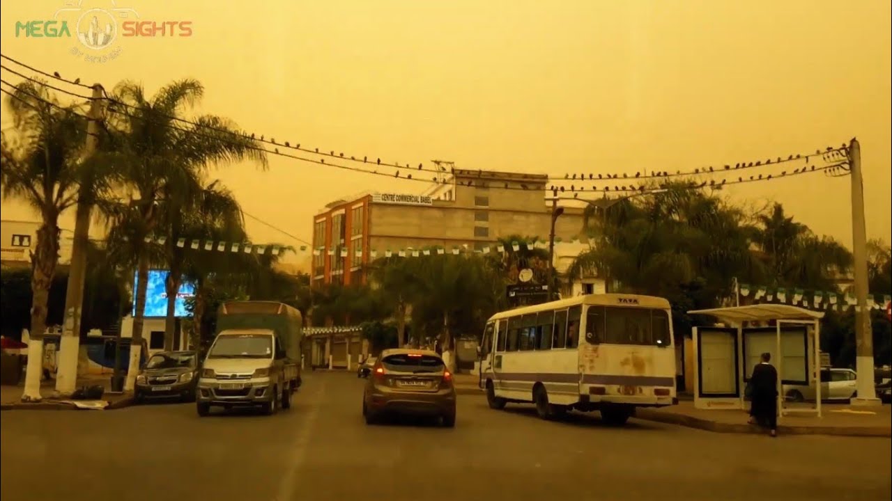 Birkhadem centre-ville &agrave; Alger (Rue des 3 fr&egrave;res Djillali) بلدية بئر خادم