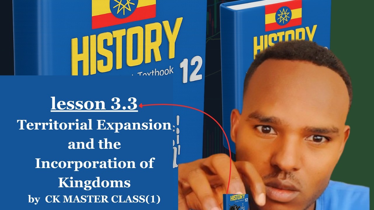 LESSON HISTORY GRADE 12  UN3  Territorial Expansion and the Incorporation of Kingdoms AFAAN OROMOO