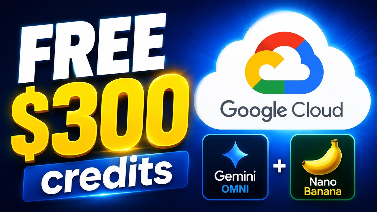 Gemini Omni и Nano Banana БЕСПЛАТНО с кредитами Google Cloud на $300!