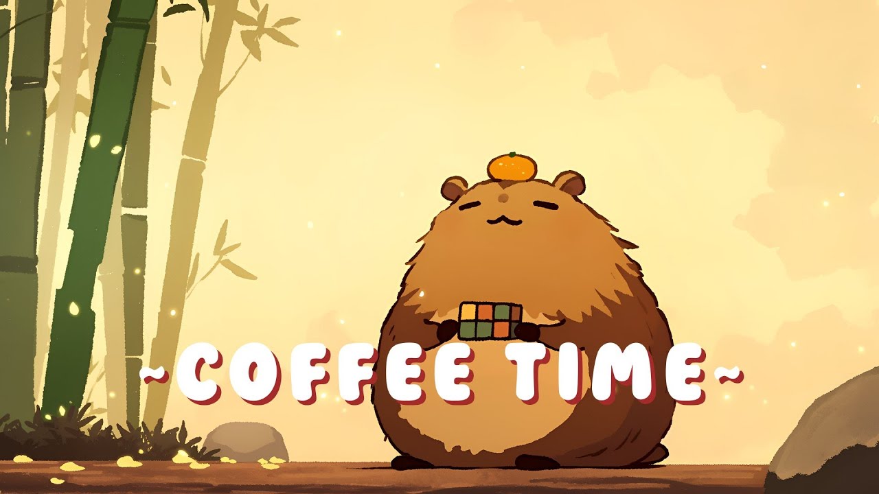 [Full Hour] Capybara Beats & Lofi - Peaceful Lofi Hip Hop Beats ~ Tranquil Mood ~ 🦫 🎵 ✨ | Sleep Aid