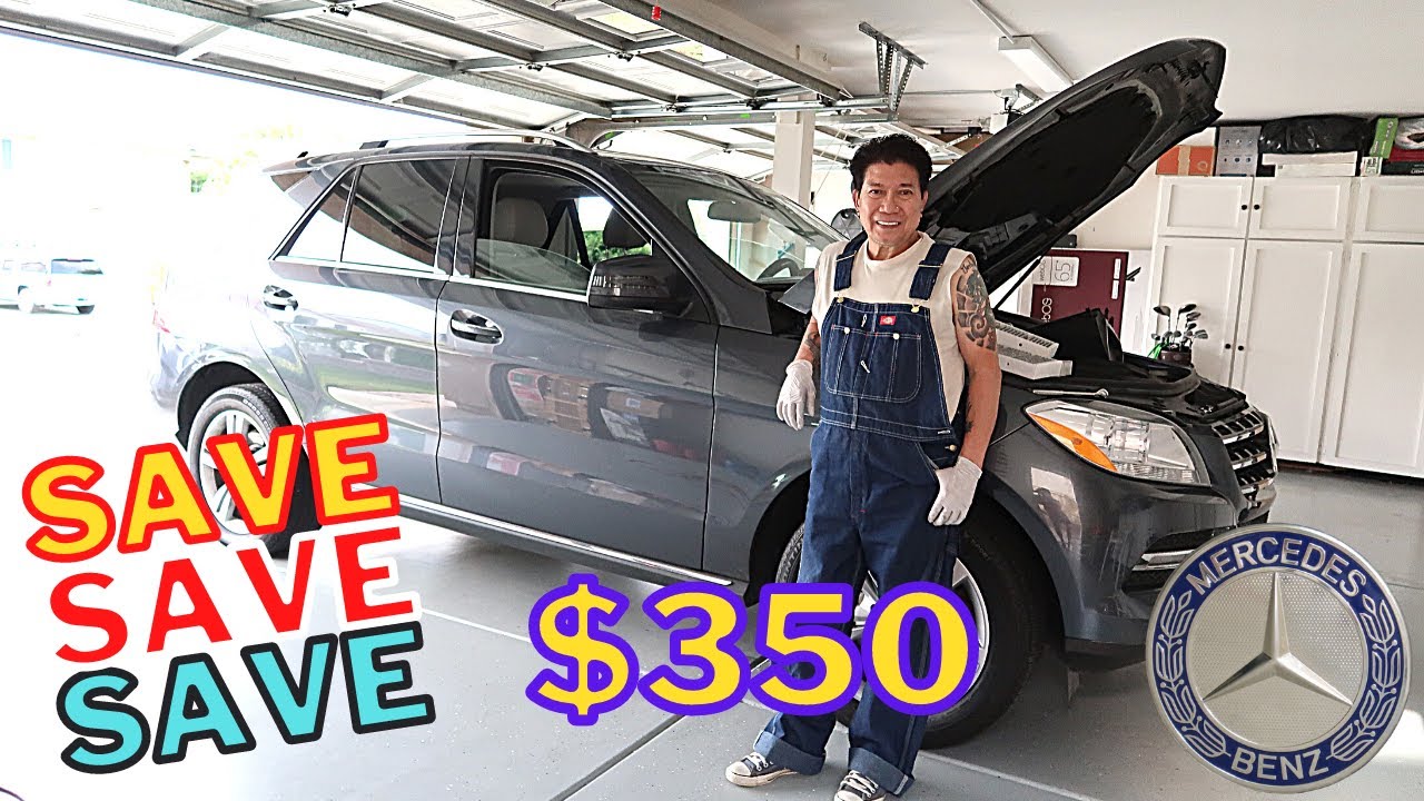 MERCEDES BENZ ML 350 OIL CHANGE | AIR FILTER & CABIN FILTER CHANGE