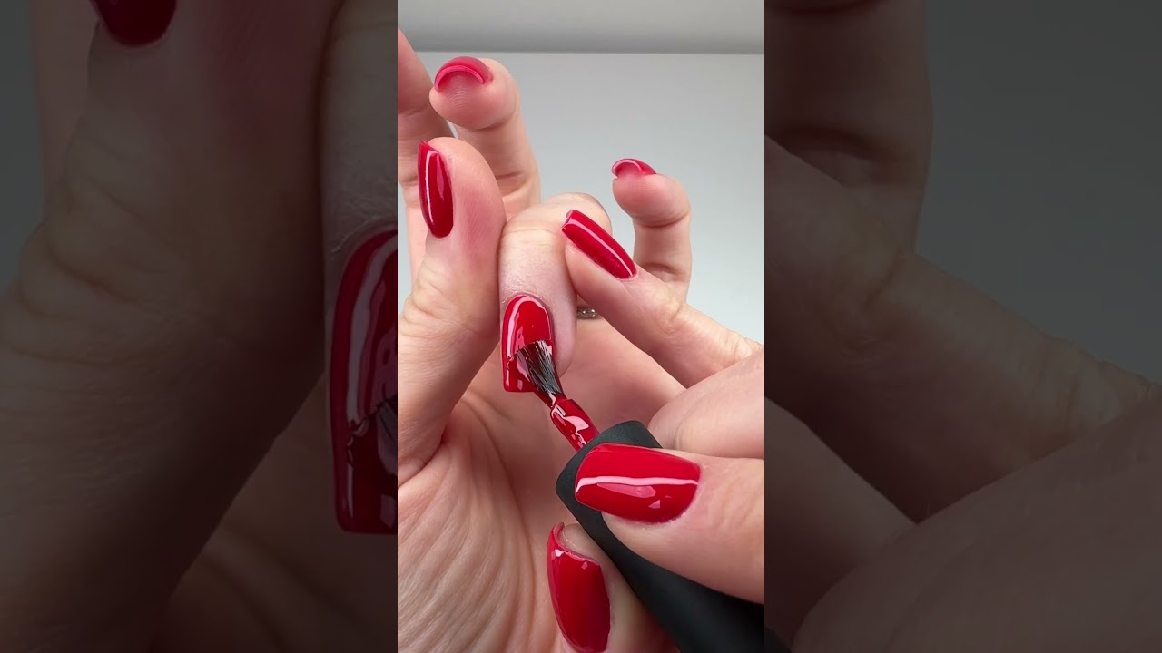 Bringing the classic red nails to life with a touch of glamour.  #doMyNailsWithMe