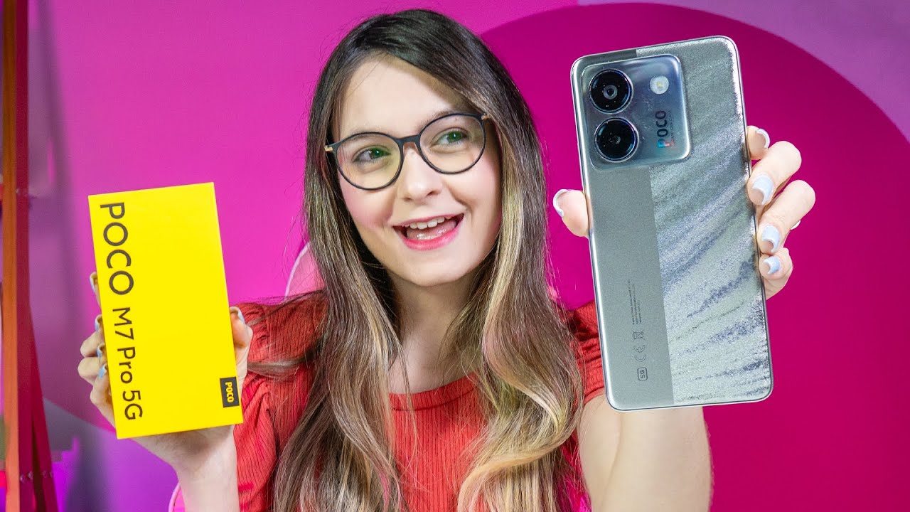 Poco M7 Pro 5G VALE a PENA? Unboxing e Primeiras impress&otilde;es!