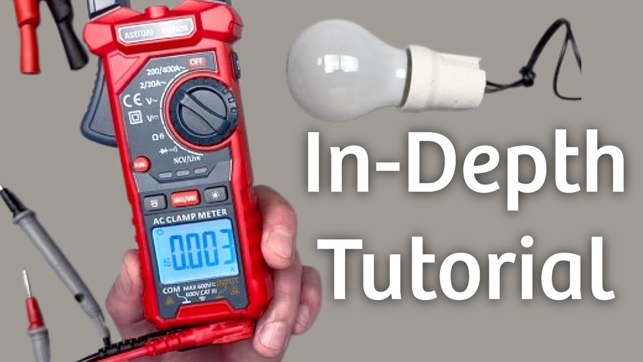 🏕️ How to Use the AstroAI CM2K0R AC Clamp Meter - RV, Camper & DIY Troubleshooting!