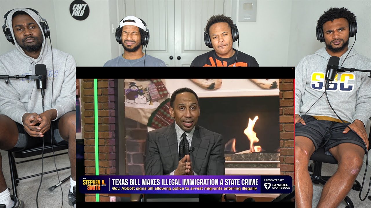 Stephen A CRIES RACISM Over Texas Order to ARREST ILLEGALS