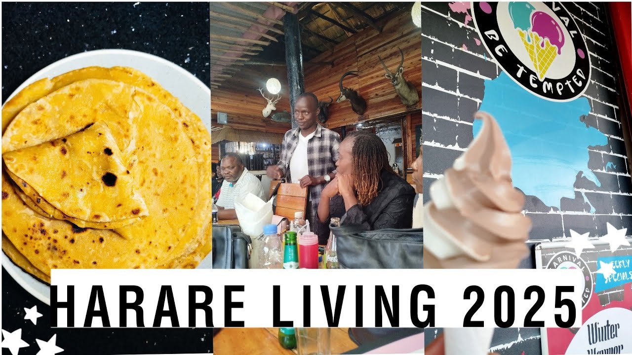 |Finding a Kenyan community in Zim| cooking soft layered chapatis for dinner| ice-cream date