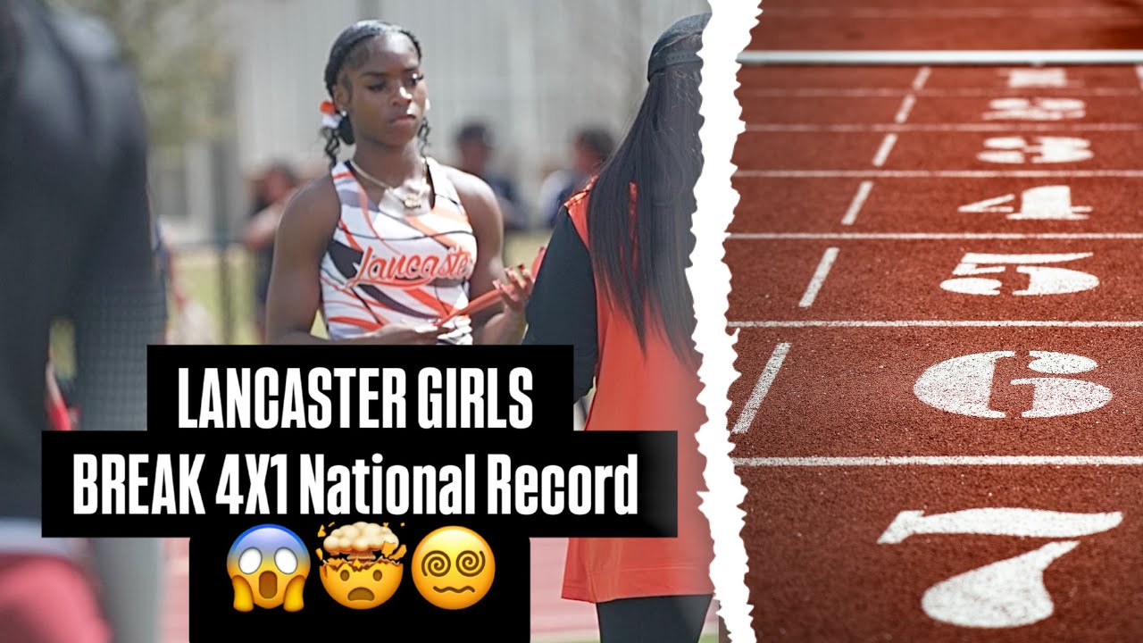 Lancaster Girls Making 4x100 Relay History | Fastest Relay Ever | Track National Record