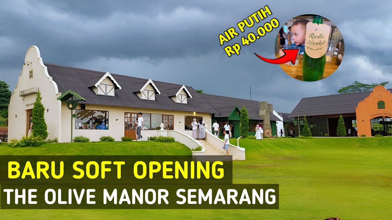 THE OLIVE MANOR SEMARANG || CAFE VIRAL BERNUANSA EROPA 