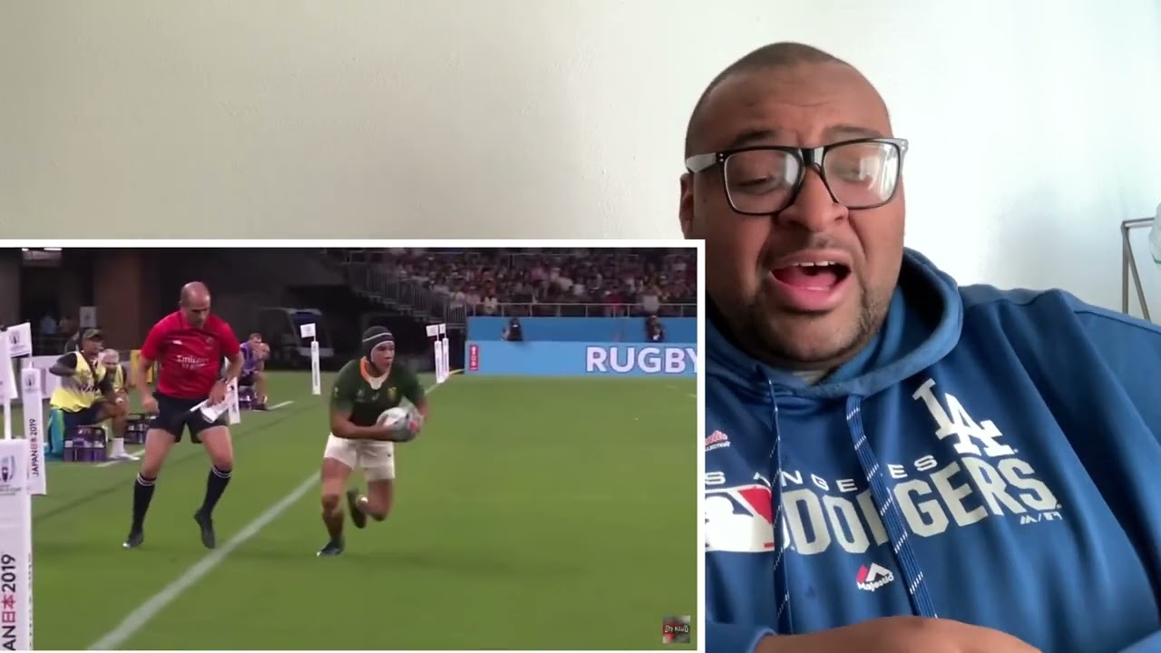 The ultimate athlete is Cheslin Kolbe the best Rugby player in the world. (Reaction)