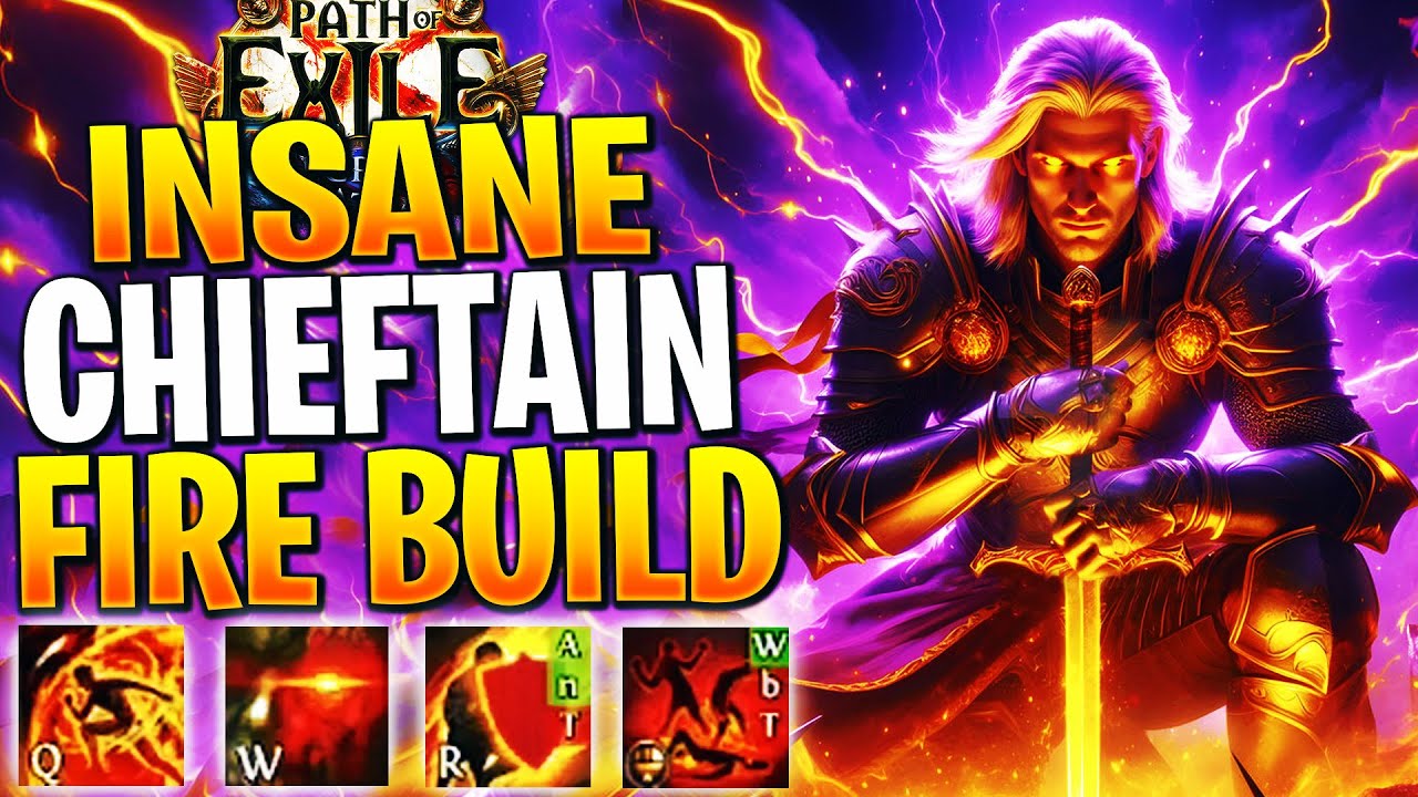 INFINITE DPS RIGHTEOUS FIRE BUILD! PoE Chieftain Build Guide 3.26