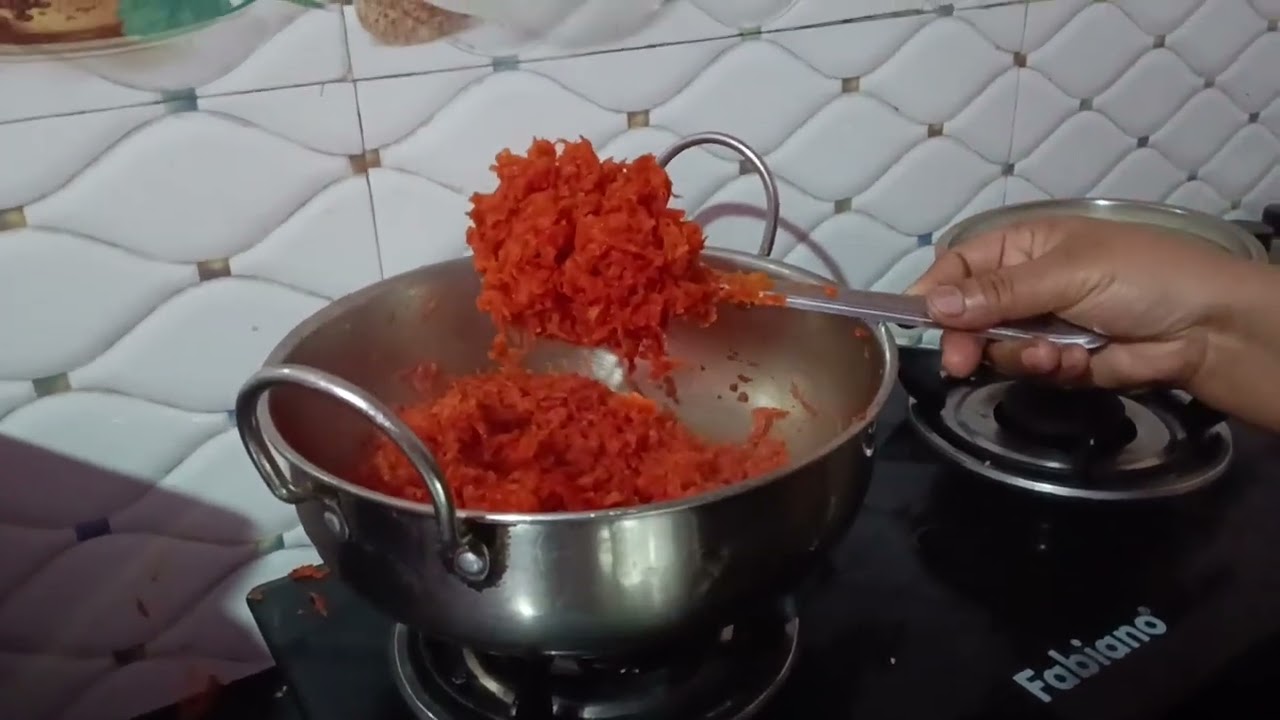 Gajar halva recipe 