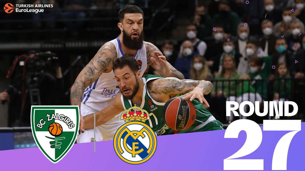 Zalgiris's defense stops Real! | Round 27, Highlights | Turkish Airlines EuroLeague