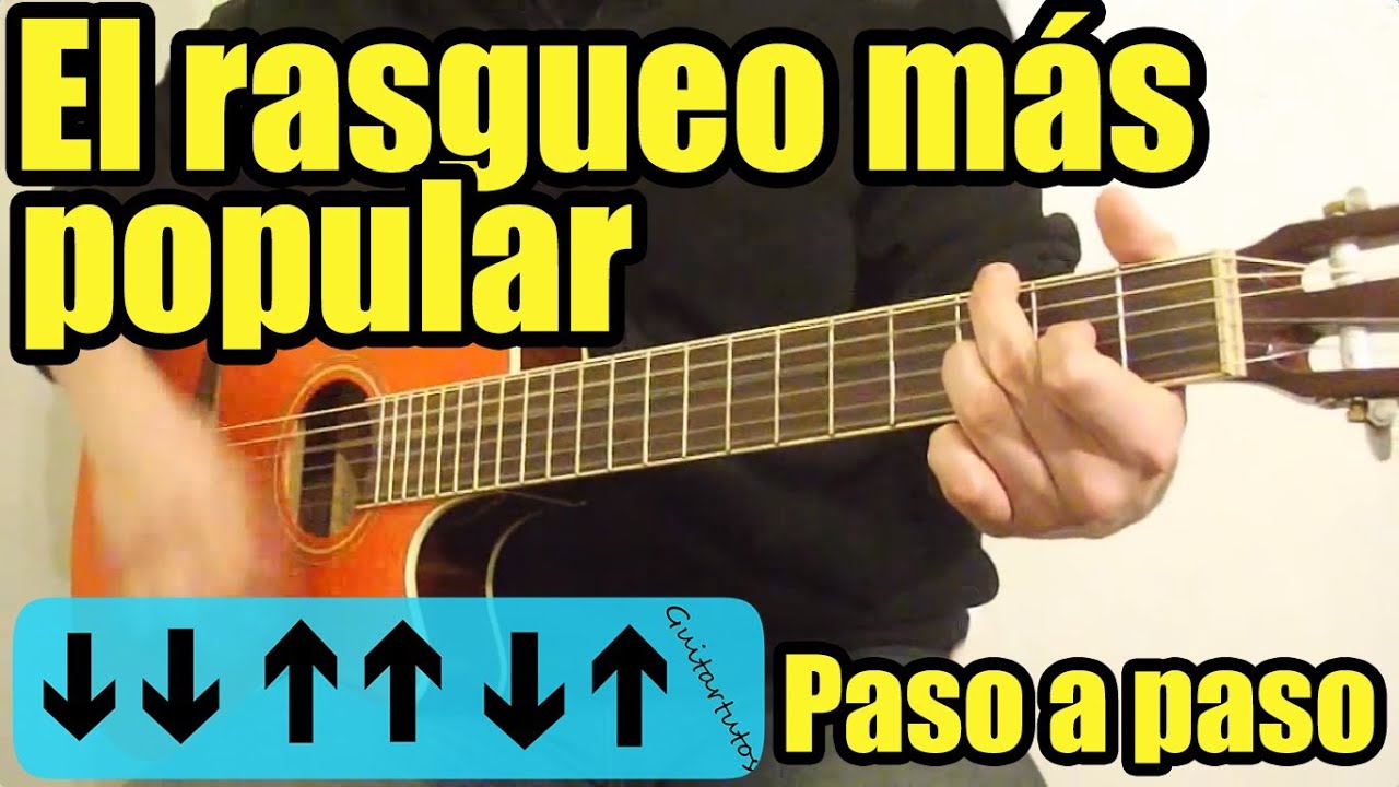 Como tocar ritmo/rasgueo pop, balada rock/balada rítmica en guitarra (Fácil, sin cejilla)