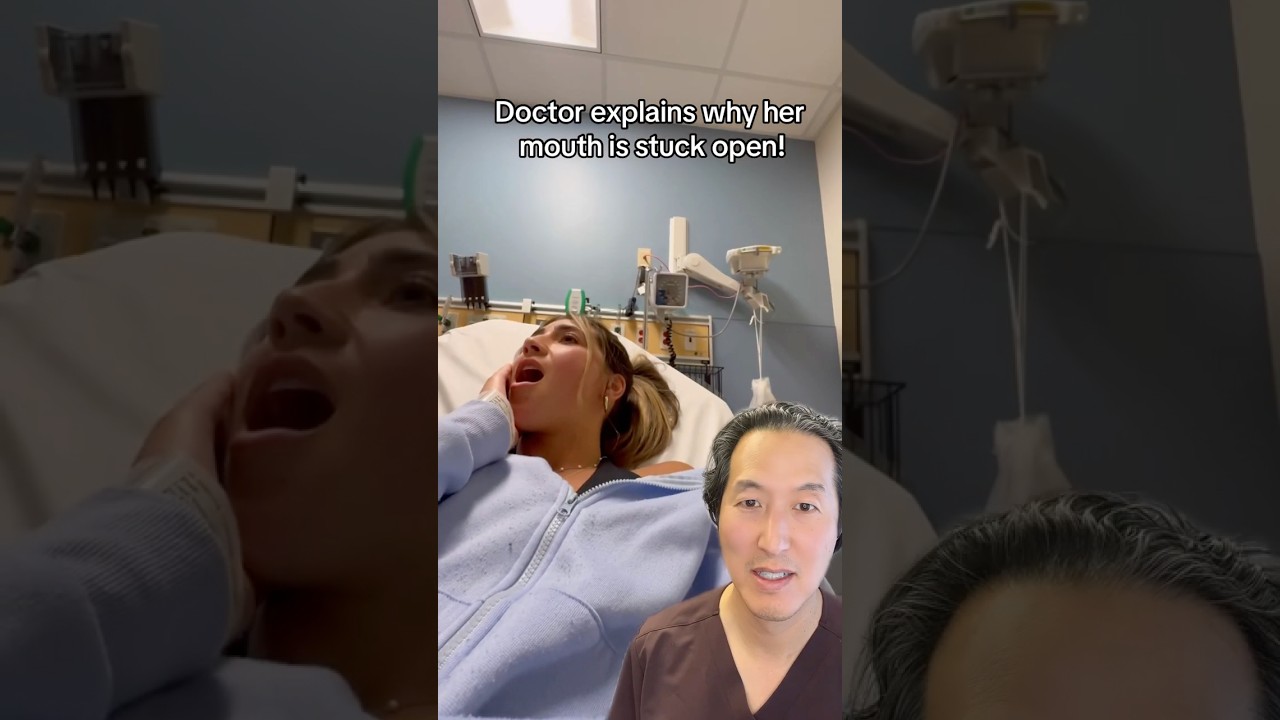 Why is Her Mouth Stuck Open?